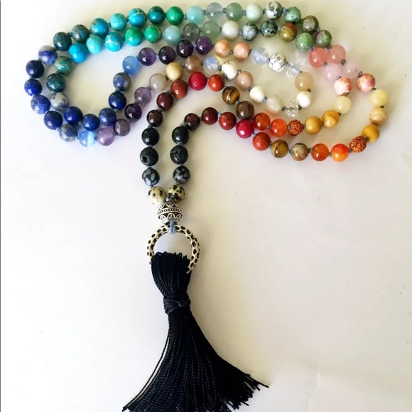 Multicolor Chakra Necklace - Picture 2 of 8
